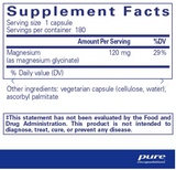 Pure Encapsulations Magnesium Glycinate - 180 capsules