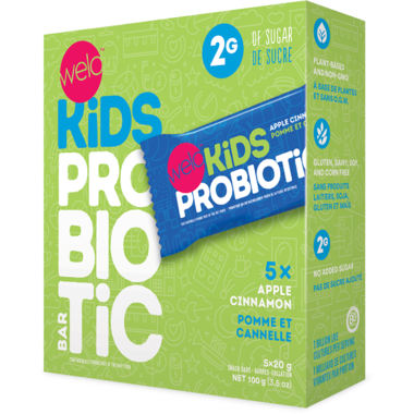 Welo Kids Apple Cinnamon Probiotic Bars (5 pack)