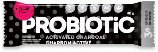 Welo Activated Charcoal Probiotic Bar